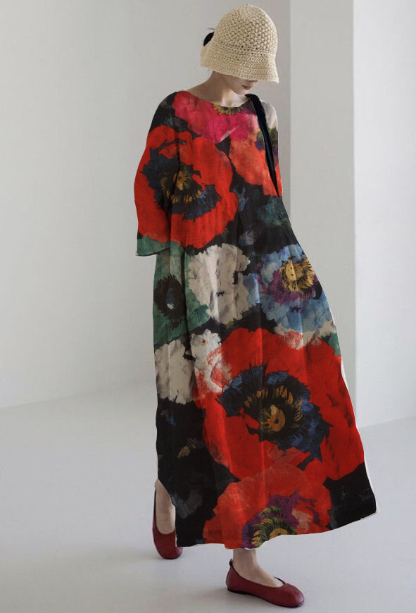 Robe d'été fleurie Rosa