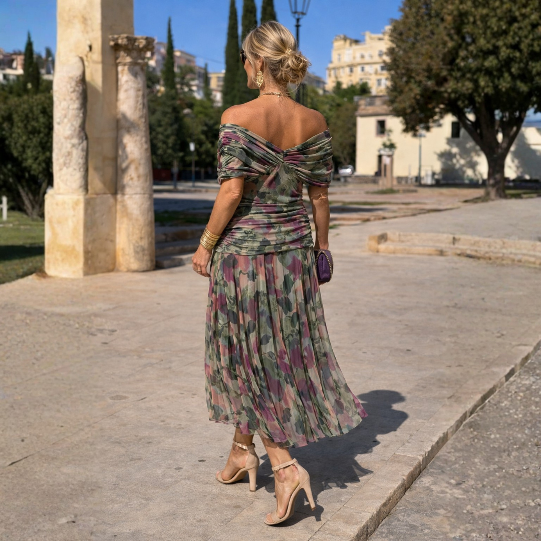 Mikaela | Robe longue élégante et intemporelle