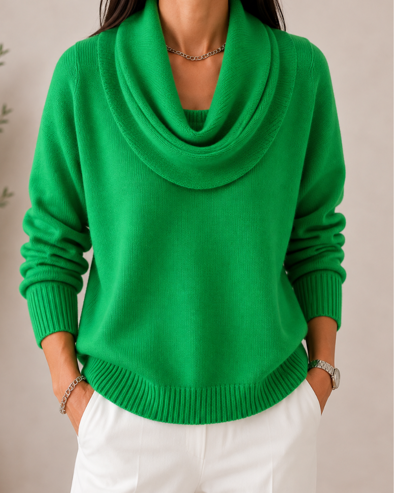 Caralina™ | Pull en Maille à Col Bénitier Élégant