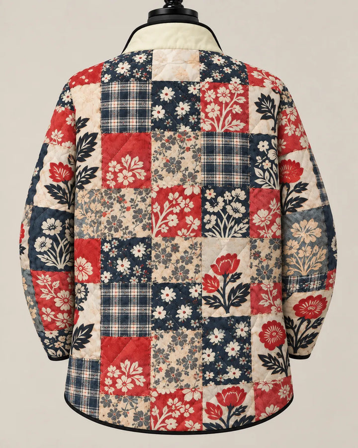 Adelaide | Veste Matelassée Fleurs d'Antan