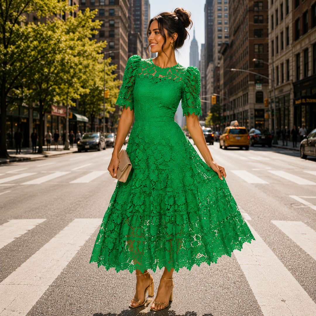 Robe New Jersey brodée