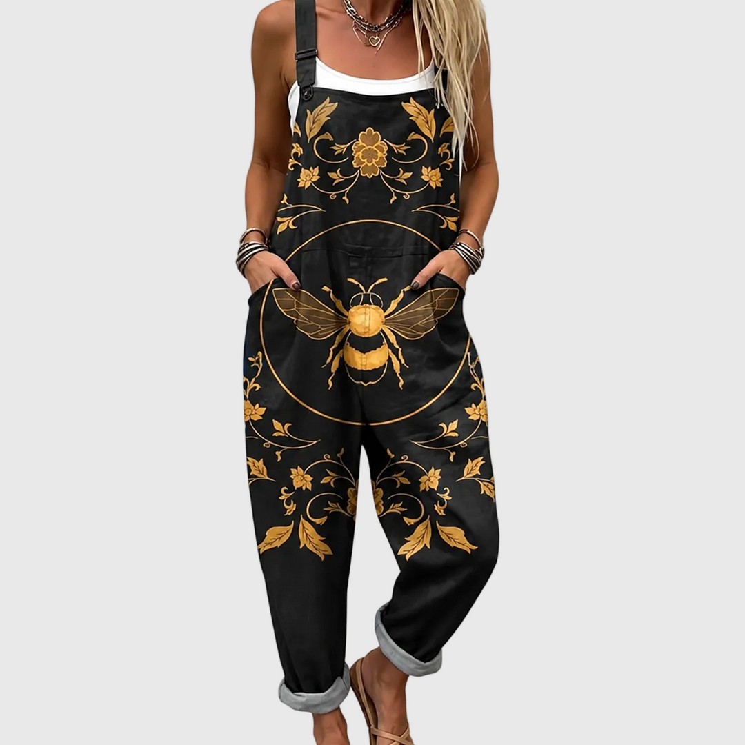 Salopette abeille dorée