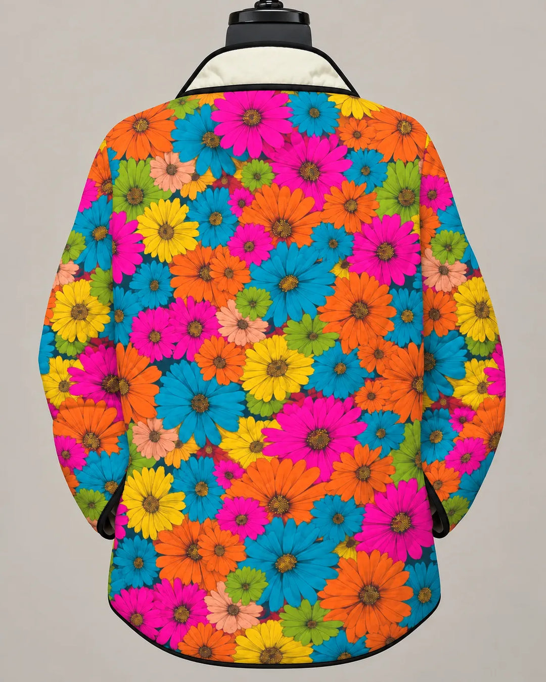 Delilah | Veste Matelassée Marguerites