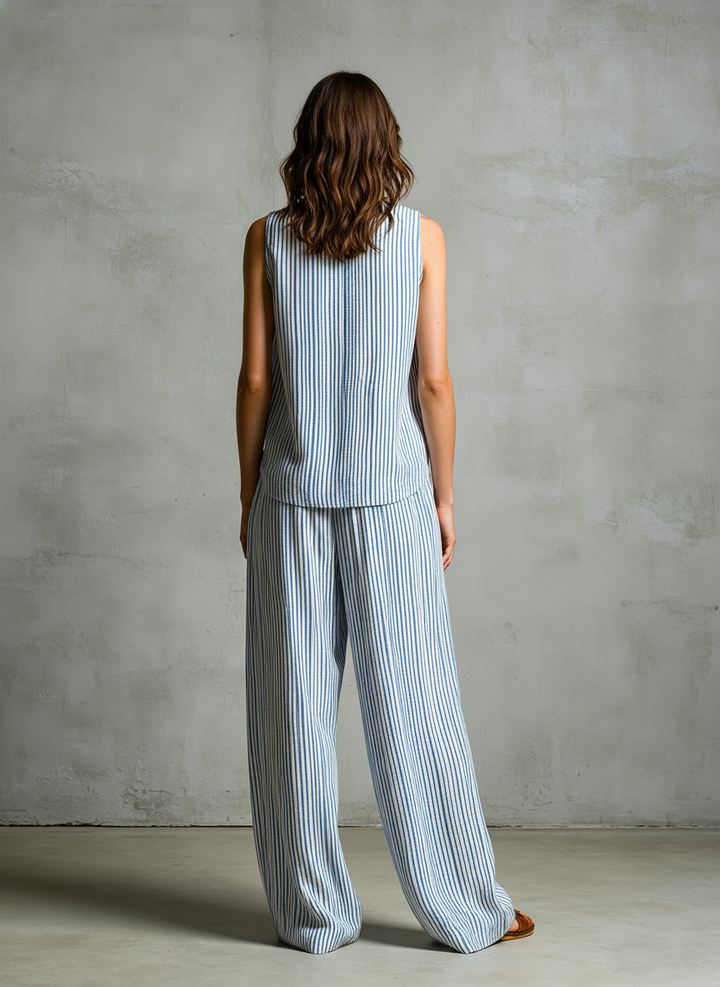 Livia | Ensemble palazzo rayé