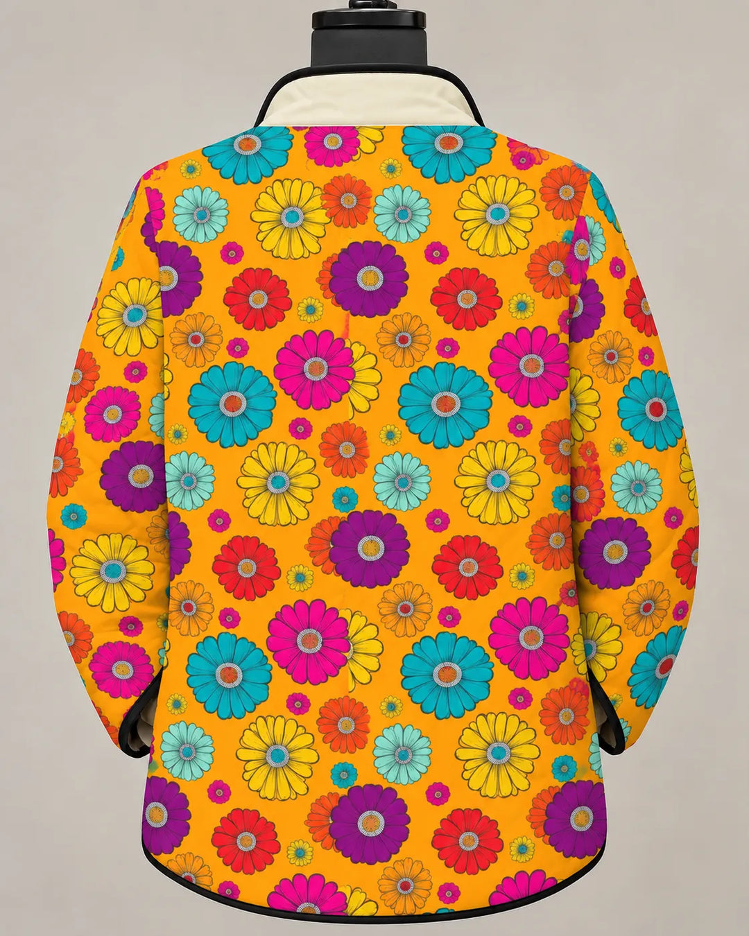 Marigold | Veste Matelassée Fleurs Joyeuses