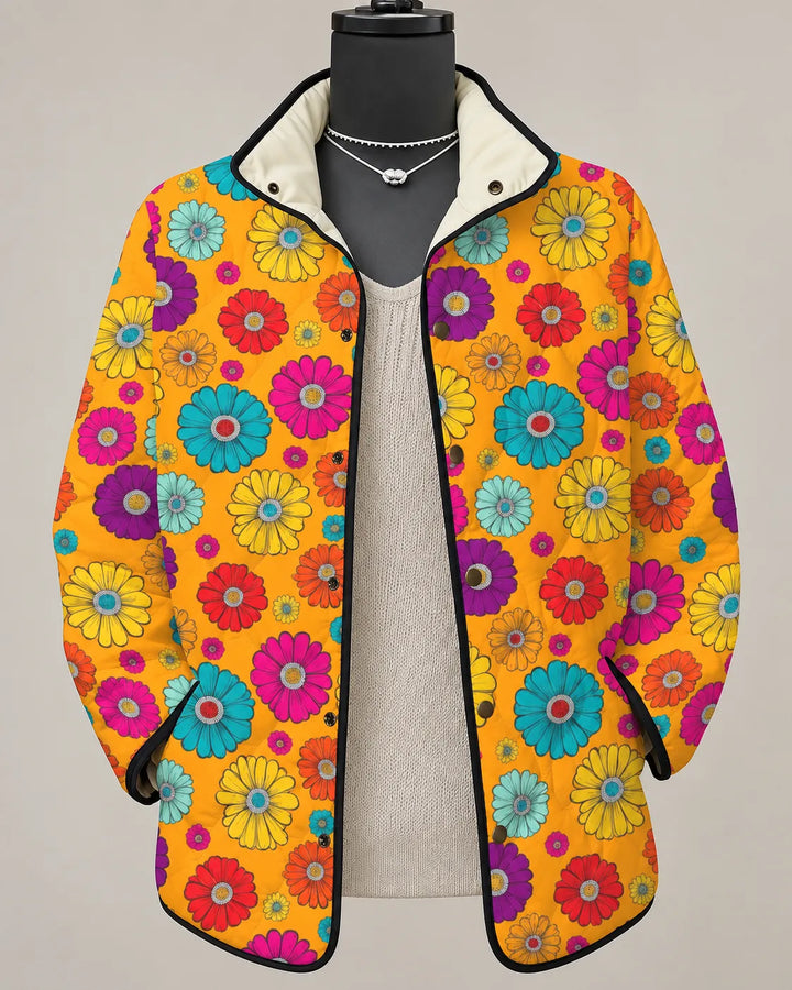Mirelle | Veste Matelassée Patchwork Coloré
