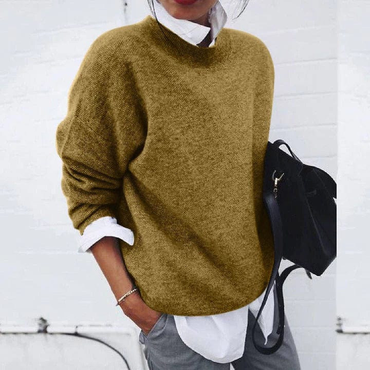 Nicole | Pull Col Montant Maille Fine