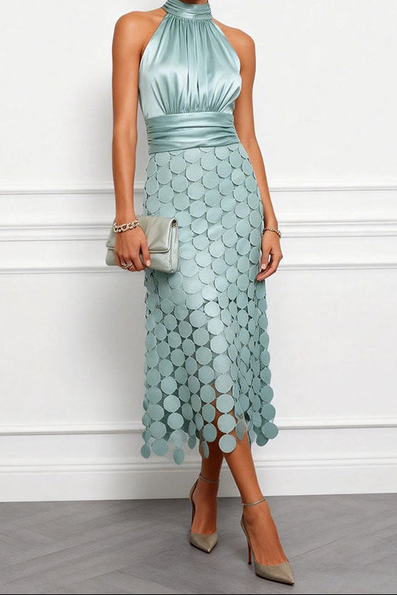 Celine | Robe Midi Élégante de Cérémonie