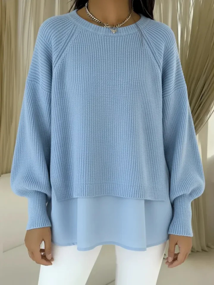 Clotilde | Pull Effet Deux Pièces