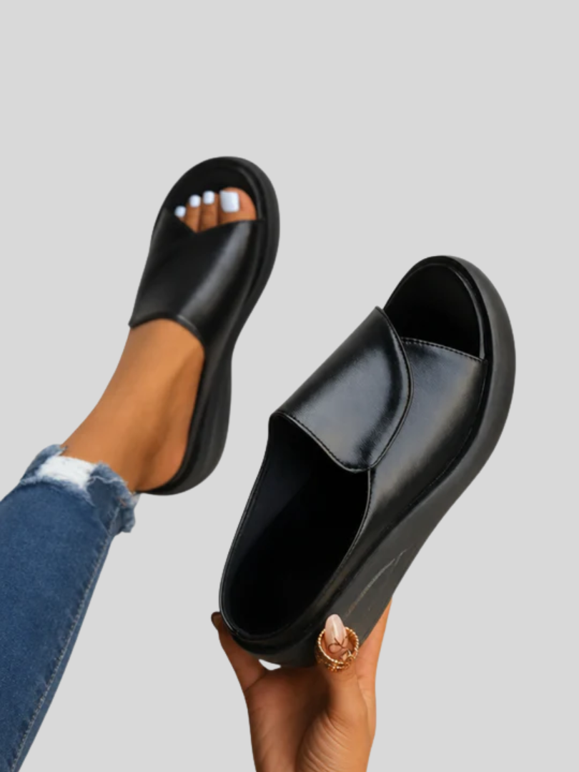 Eliza™ – Sandales compensées orthopédiques à enfiler
