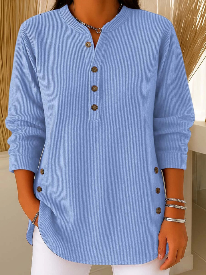 Noëlle | Tunique Henley avec Boutons