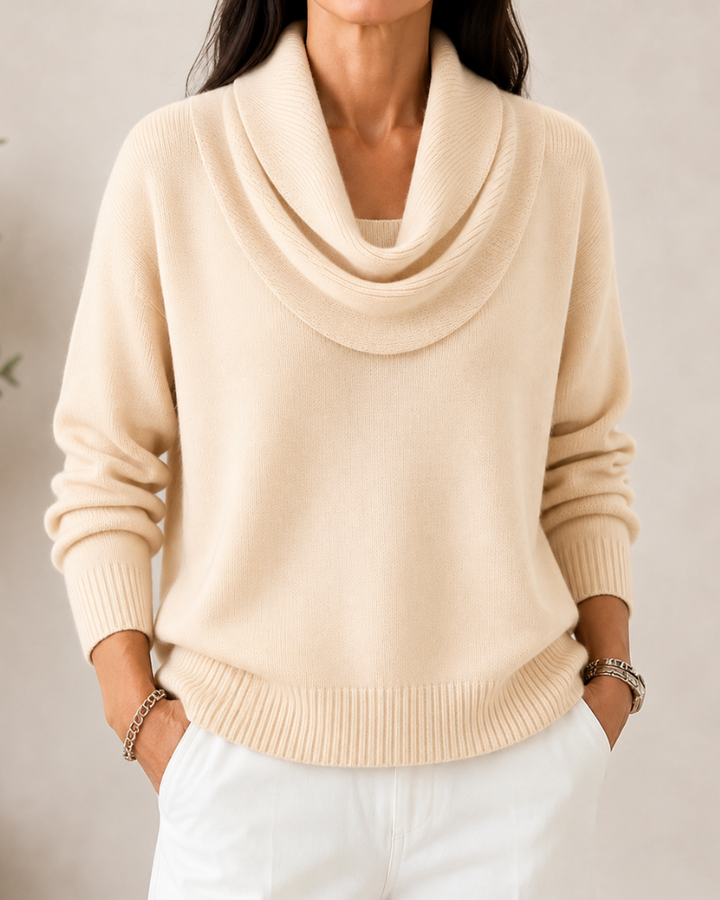 Caralina™ | Pull en Maille à Col Bénitier Élégant