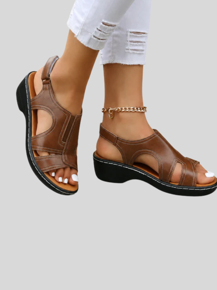 Jolie™ | Sandales orthopédiques en cuir