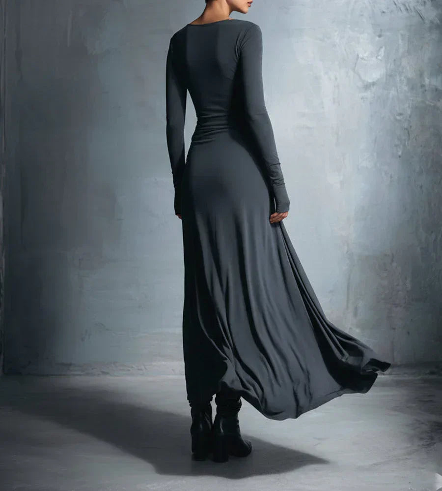 Naiara ❘ Robe maxi avec nœud latéral