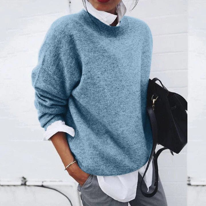 Nicole | Pull Col Montant Maille Fine