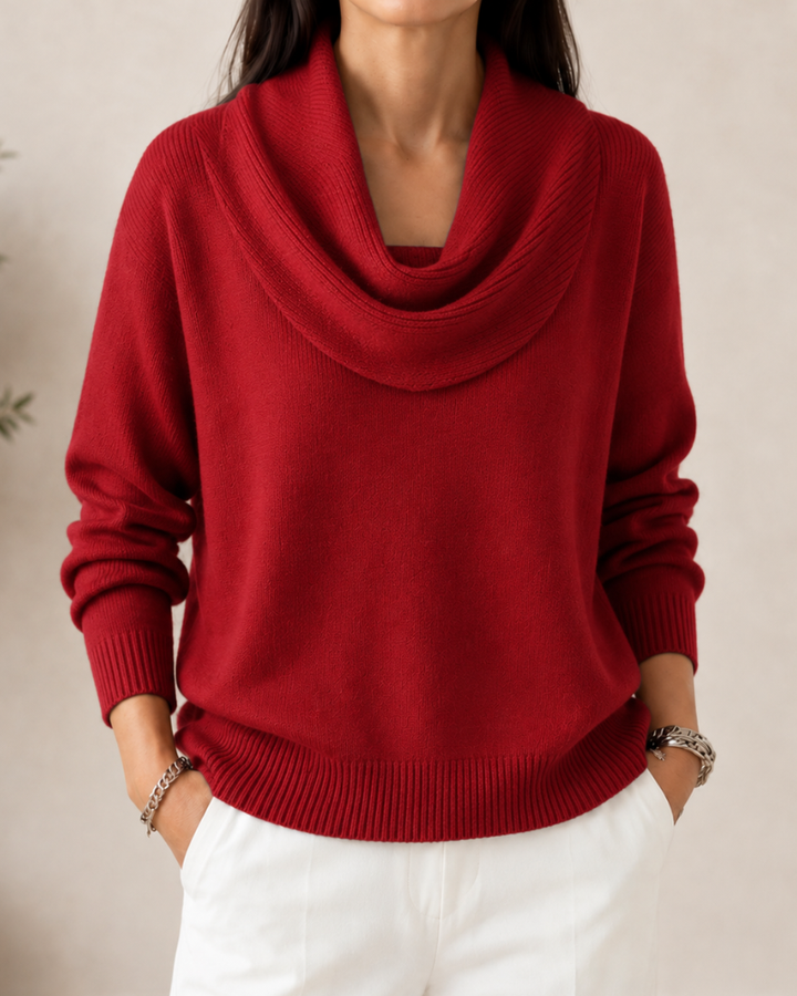 Caralina™ | Pull en Maille à Col Bénitier Élégant