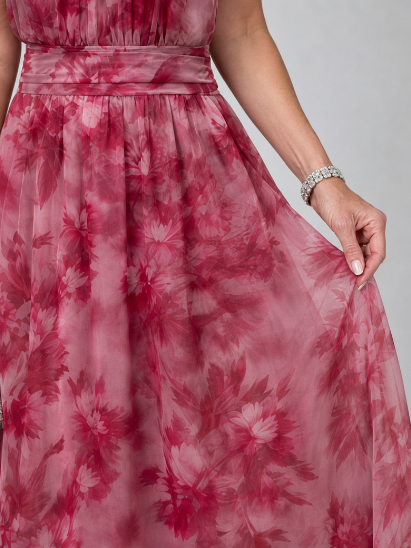 Avien™ Robe midi dos-nu tout en douceur