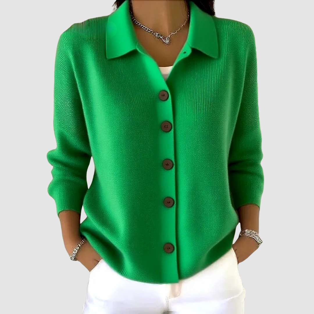 Riah™ | Cardigan en Maille Boutonné