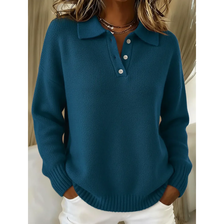 Marine | Pull Polo Doux