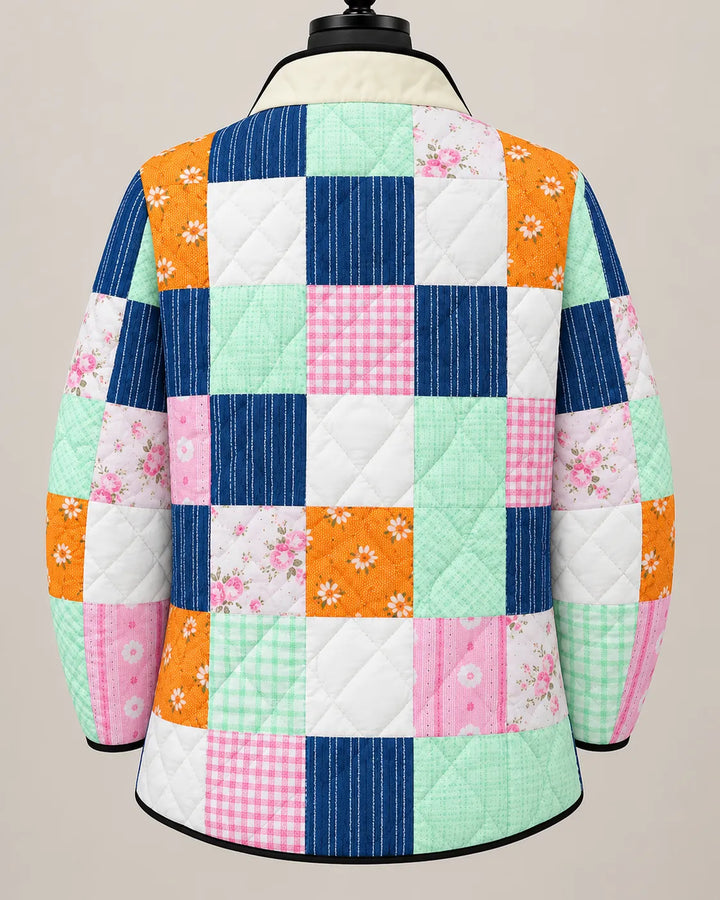 Mirelle | Veste Matelassée Patchwork Coloré