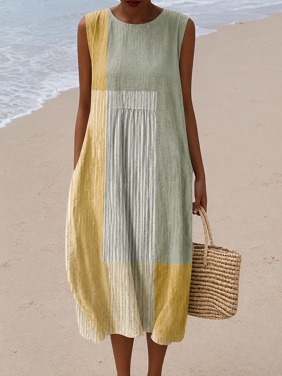 Robe midi imprimée Nina™