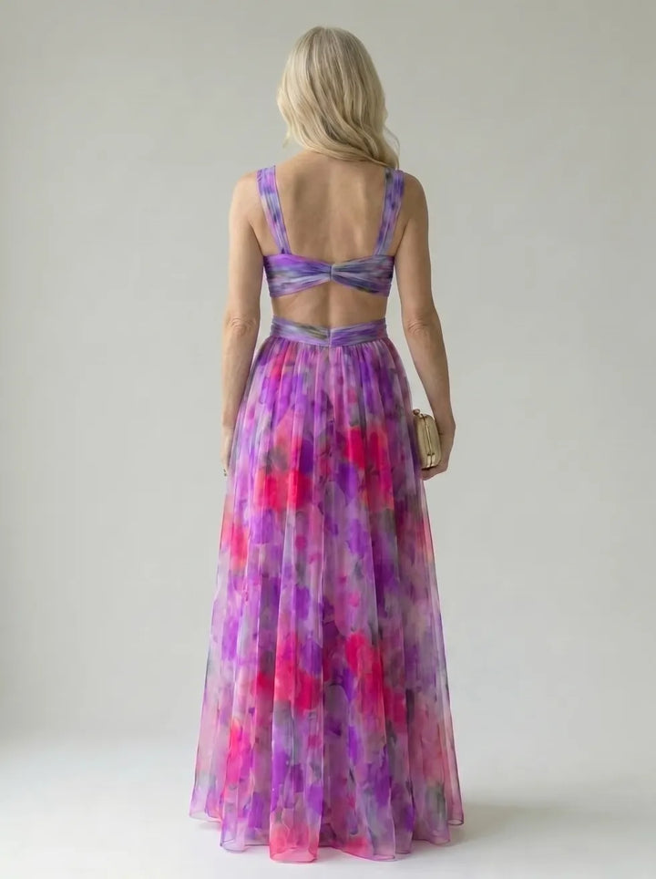 Isel™ Robe longue portefeuille tout en douceur