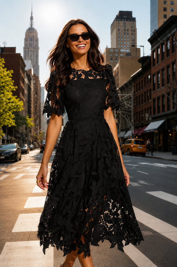 Robe New Jersey brodée
