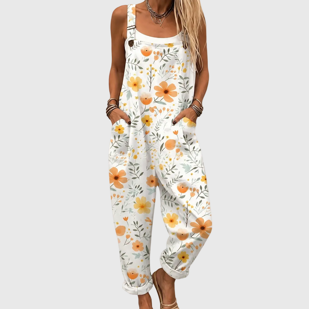 Combinaison douce à motif floral