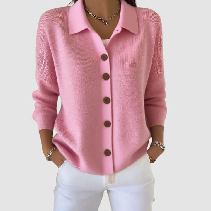 Riah™ | Cardigan en Maille Boutonné
