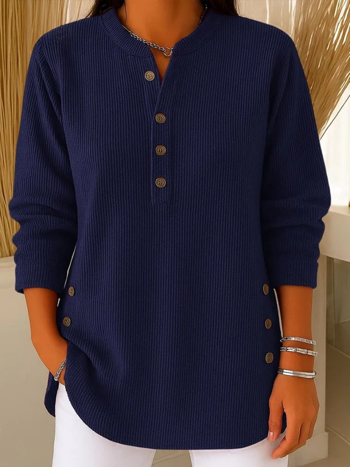 Noëlle | Tunique Henley avec Boutons