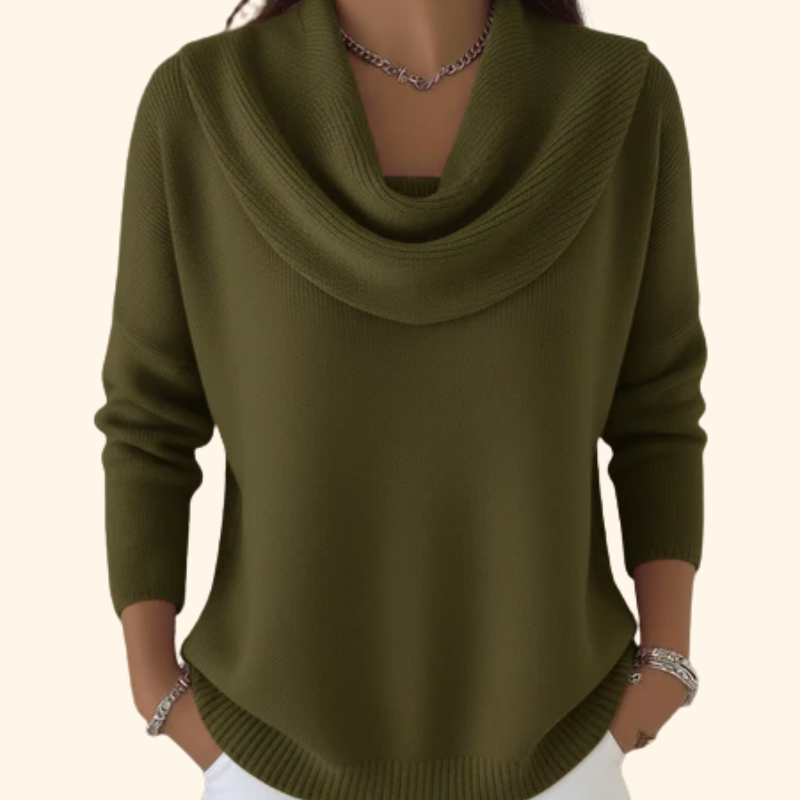 Juliette | Pull à Col Drapé