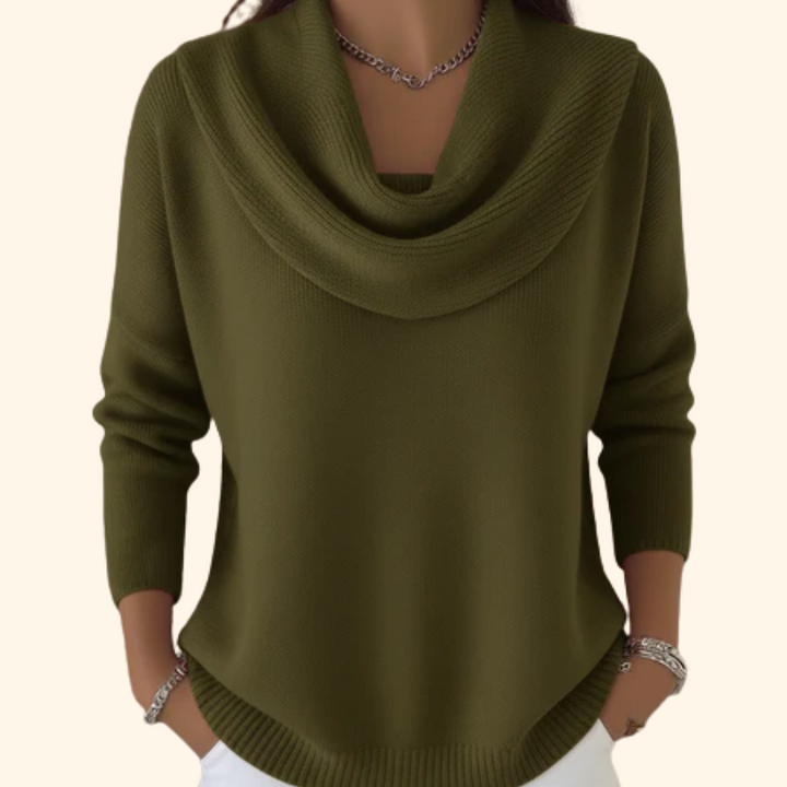 Juliette | Pull à Col Drapé