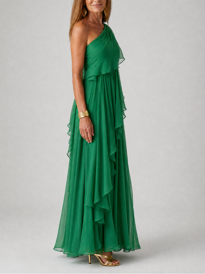 Tracey | Robe longue fluide et élégante en toute simplicité