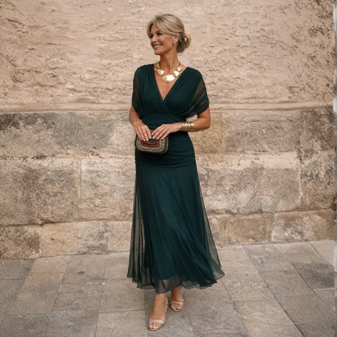 Lydia™ | Robe Longue à Épaules Dénudées