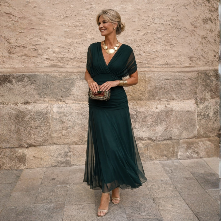 Lydia™ | Robe Longue à Épaules Dénudées