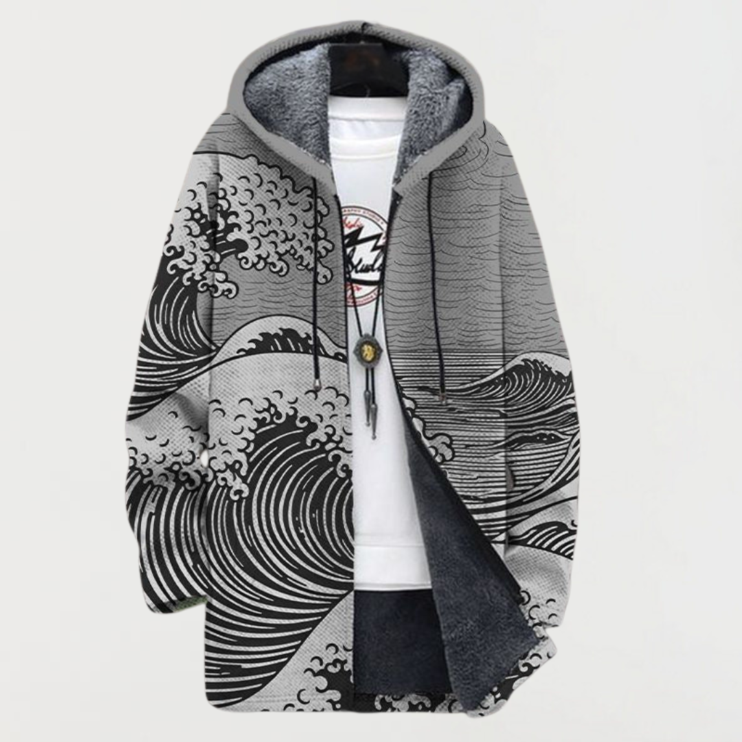 Lennox | Manteau à Motif Vague