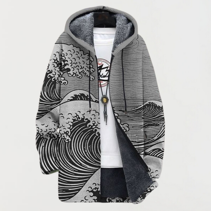 Lennox | Manteau à Motif Vague