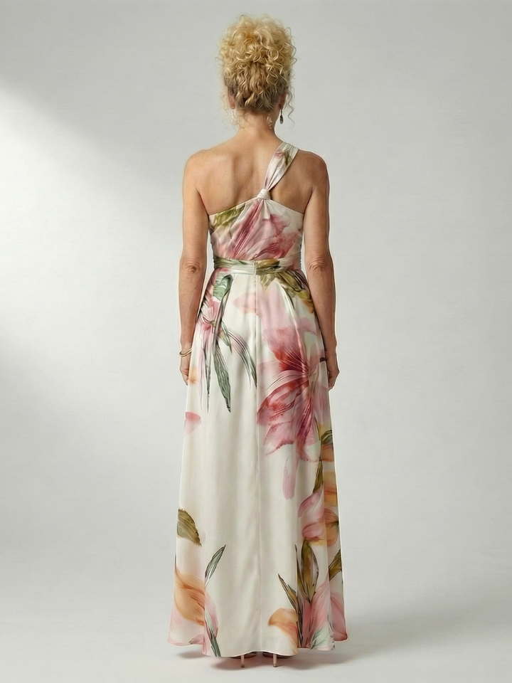 Amiel™ Robe longue légère à imprimé floral