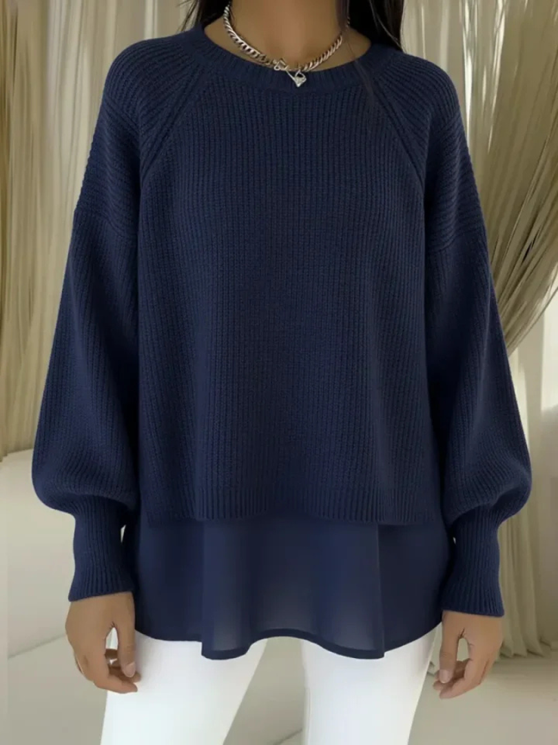 Clotilde | Pull Effet Deux Pièces