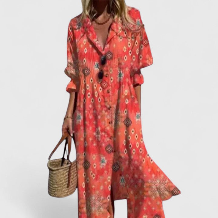 Viona | Robe élégante inspirée du style bohème
