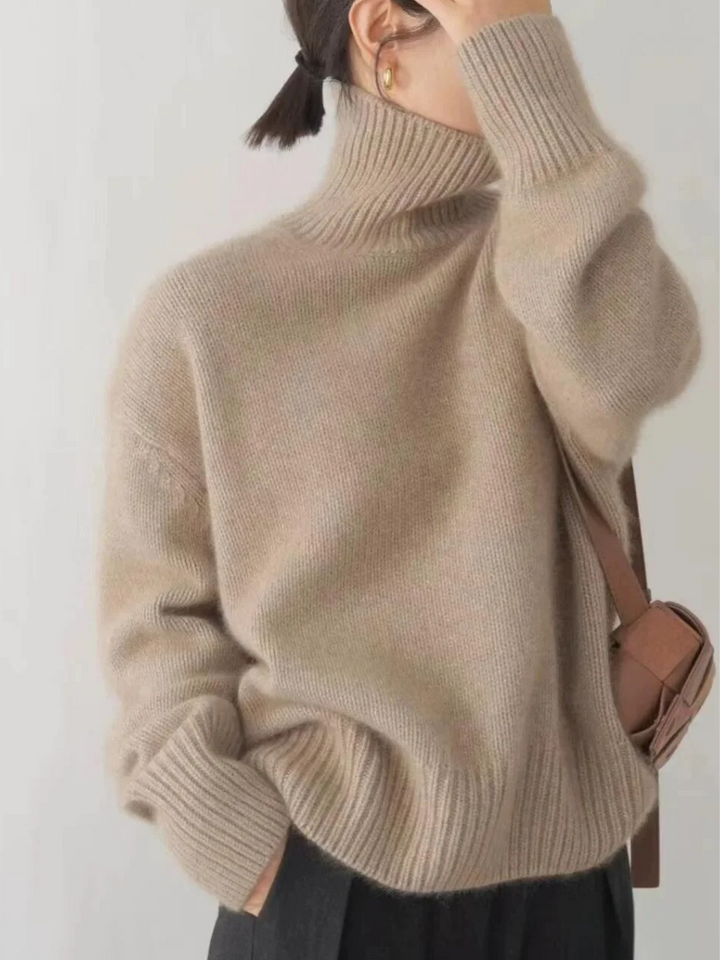 Maria™ | Pull à col roulé décontracté et douillet