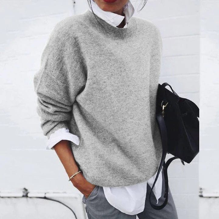 Nicole | Pull Col Montant Maille Fine