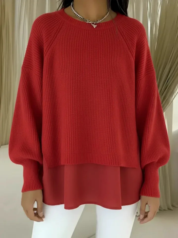 Clotilde | Pull Effet Deux Pièces