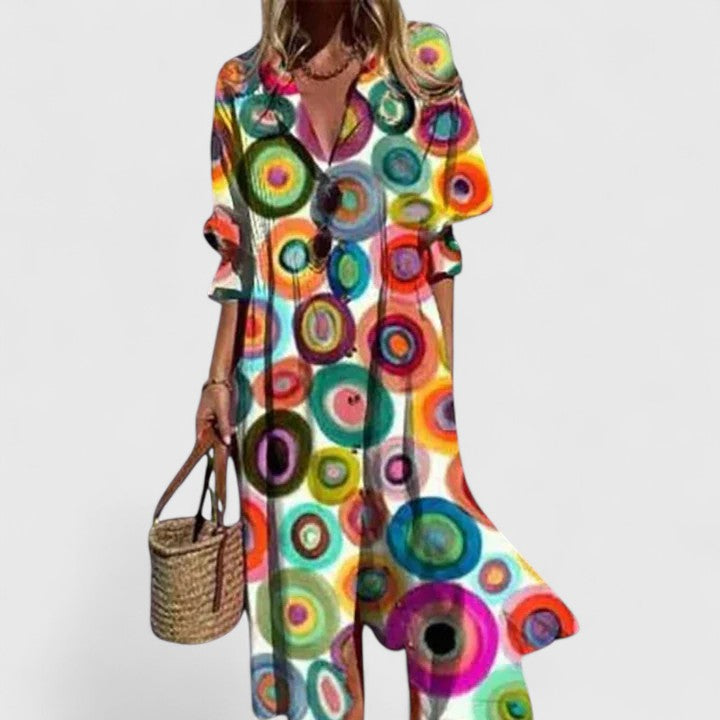 Viona | Robe élégante inspirée du style bohème