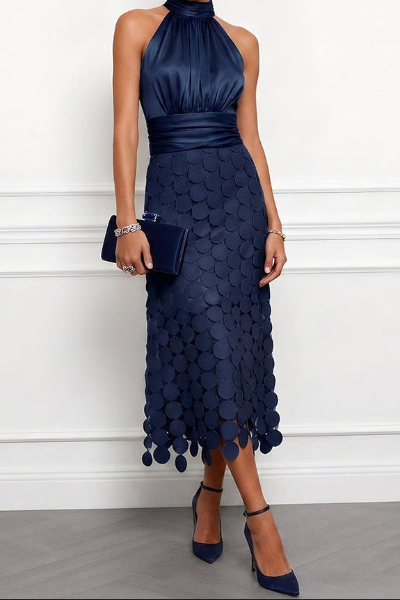 Celine | Robe Midi Élégante de Cérémonie