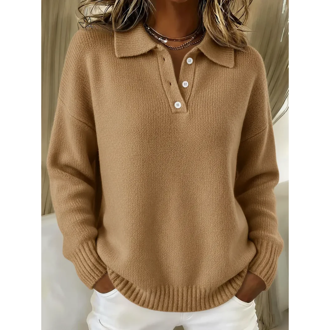 Marine | Pull Polo Doux