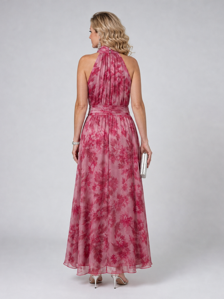 Avien™ Robe midi dos-nu tout en douceur