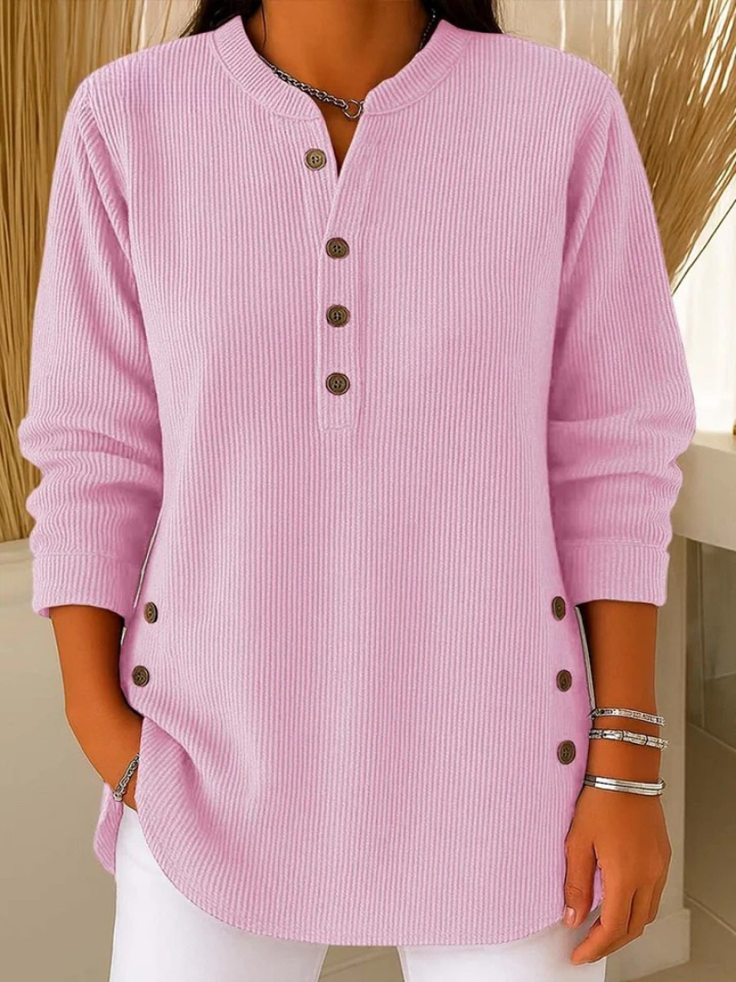 Noëlle | Tunique Henley avec Boutons