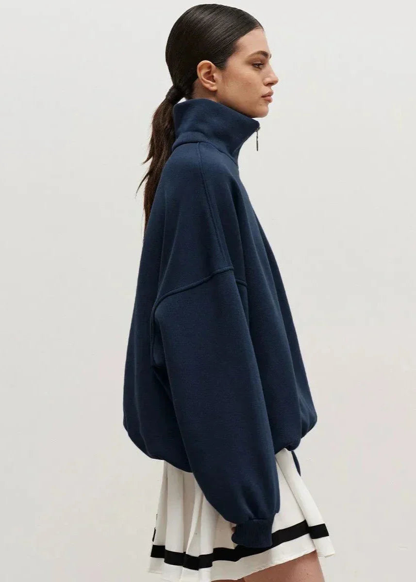 Rhea | Pull décontracté à demi-zip