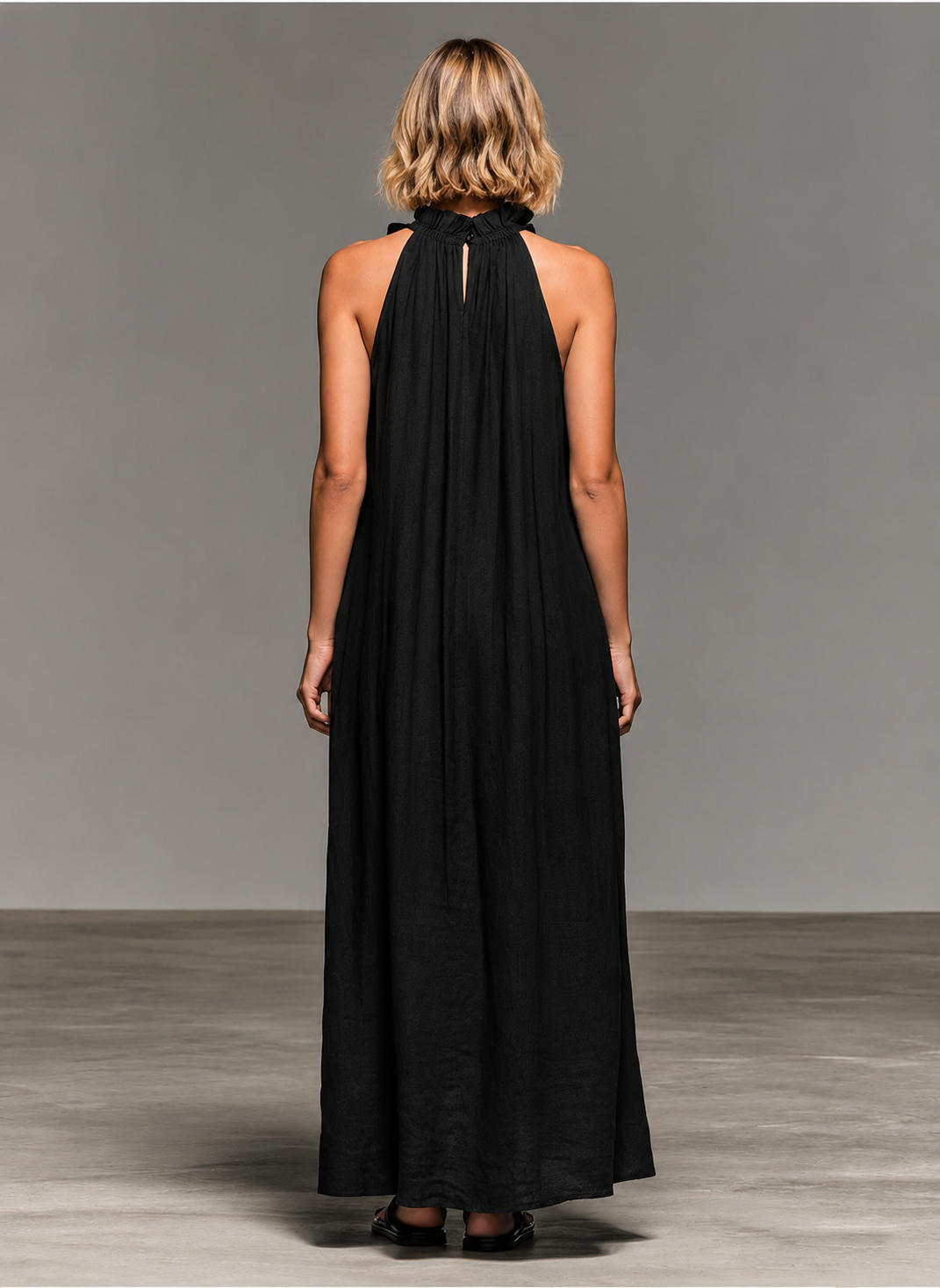 Emma | Élégante robe longue douce à volants